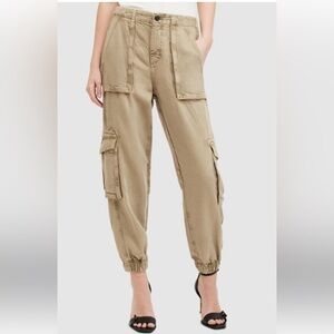 All Saints Tan Cargo Joggers
